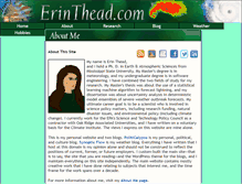 Tablet Screenshot of erinthead.com